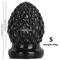 2.95in 4.52in Newbie Black PVC Cock Suction Cup Small Anal Plug Dildo