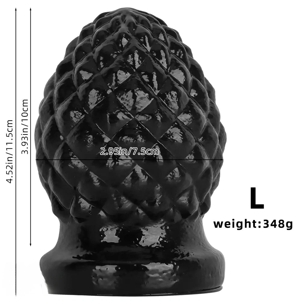 2.95in 4.52in Newbie Black PVC Cock Suction Cup Small Anal Plug Dildo