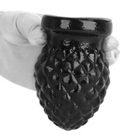 2.95in 4.52in Newbie Black PVC Cock Suction Cup Small Anal Plug Dildo