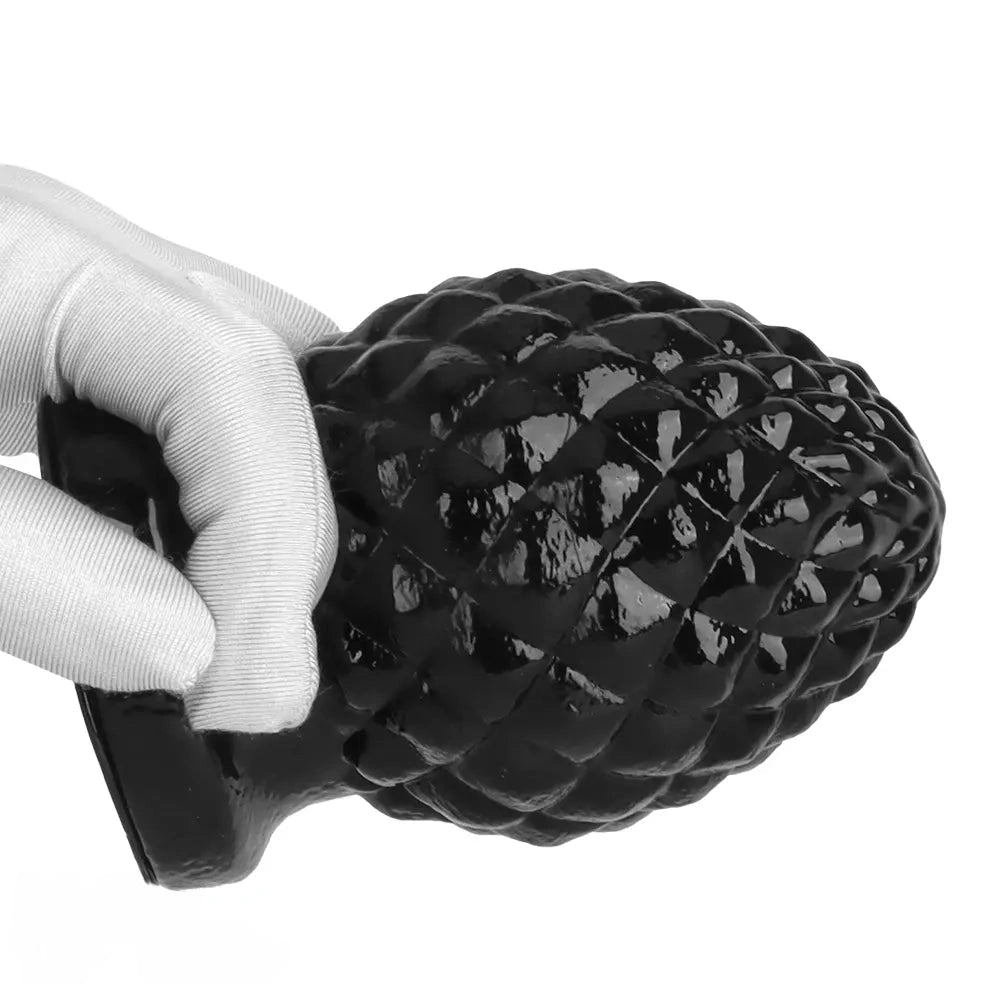 2.95in 4.52in Newbie Black PVC Cock Suction Cup Small Anal Plug Dildo