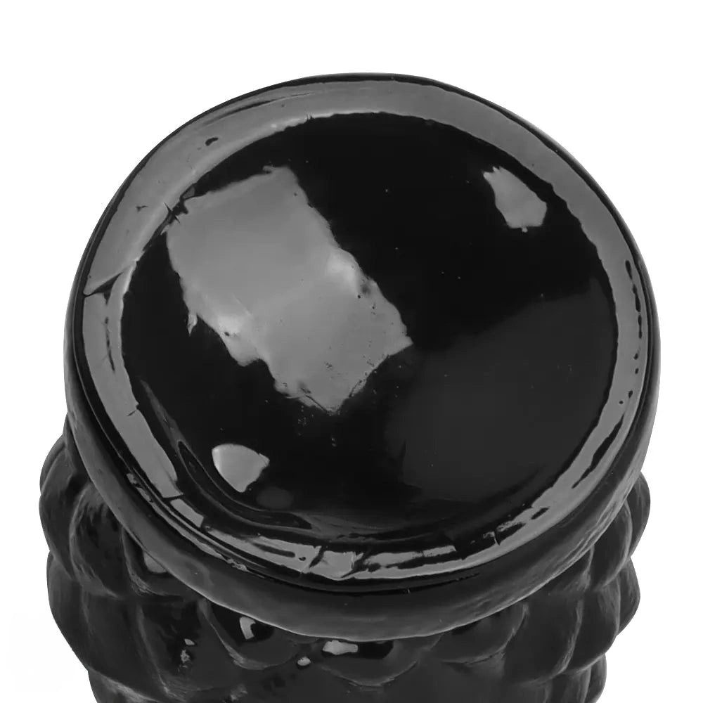 2.95in 4.52in Newbie Black PVC Cock Suction Cup Small Anal Plug Dildo