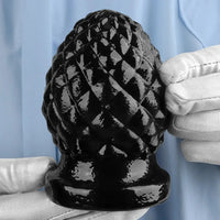 2.95in 4.52in Newbie Black PVC Cock Suction Cup Small Anal Plug Dildo
