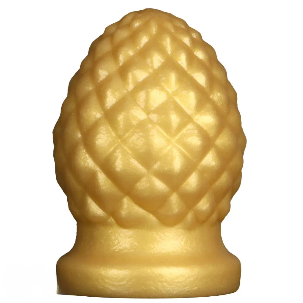 2.95in 4.52in Newbie Gold Silicone Soft Suction Cup Small Anal Plug Dildo