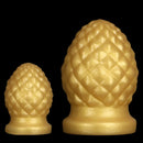 2.95in 4.52in Newbie Gold Silicone Soft Suction Cup Small Anal Plug Dildo