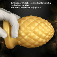 2.95in 4.52in Newbie Gold Silicone Soft Suction Cup Small Anal Plug Dildo
