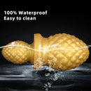 2.95in 4.52in Newbie Gold Silicone Soft Suction Cup Small Anal Plug Dildo