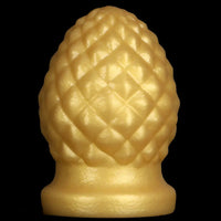 2.95in 4.52in Newbie Gold Silicone Soft Suction Cup Small Anal Plug Dildo