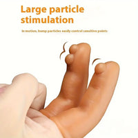 2.95in Mini Finger Dildo Spiked Sex Toy For G Spot Sex Stimulation