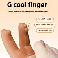 2.95in Mini Finger Dildo Spiked Sex Toy For G Spot Sex Stimulation