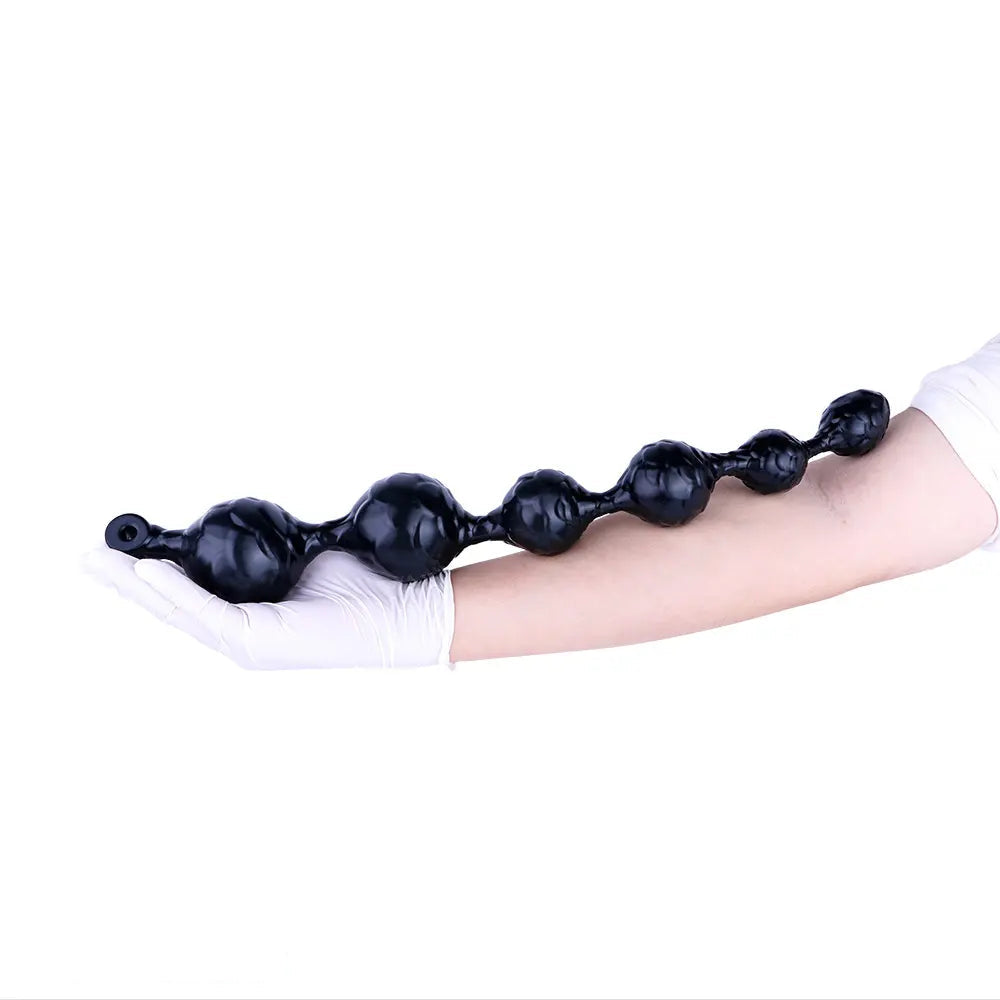 20.08in Super Huge Long Silicone Anal Beads Dildo Role-Play Sex Toy