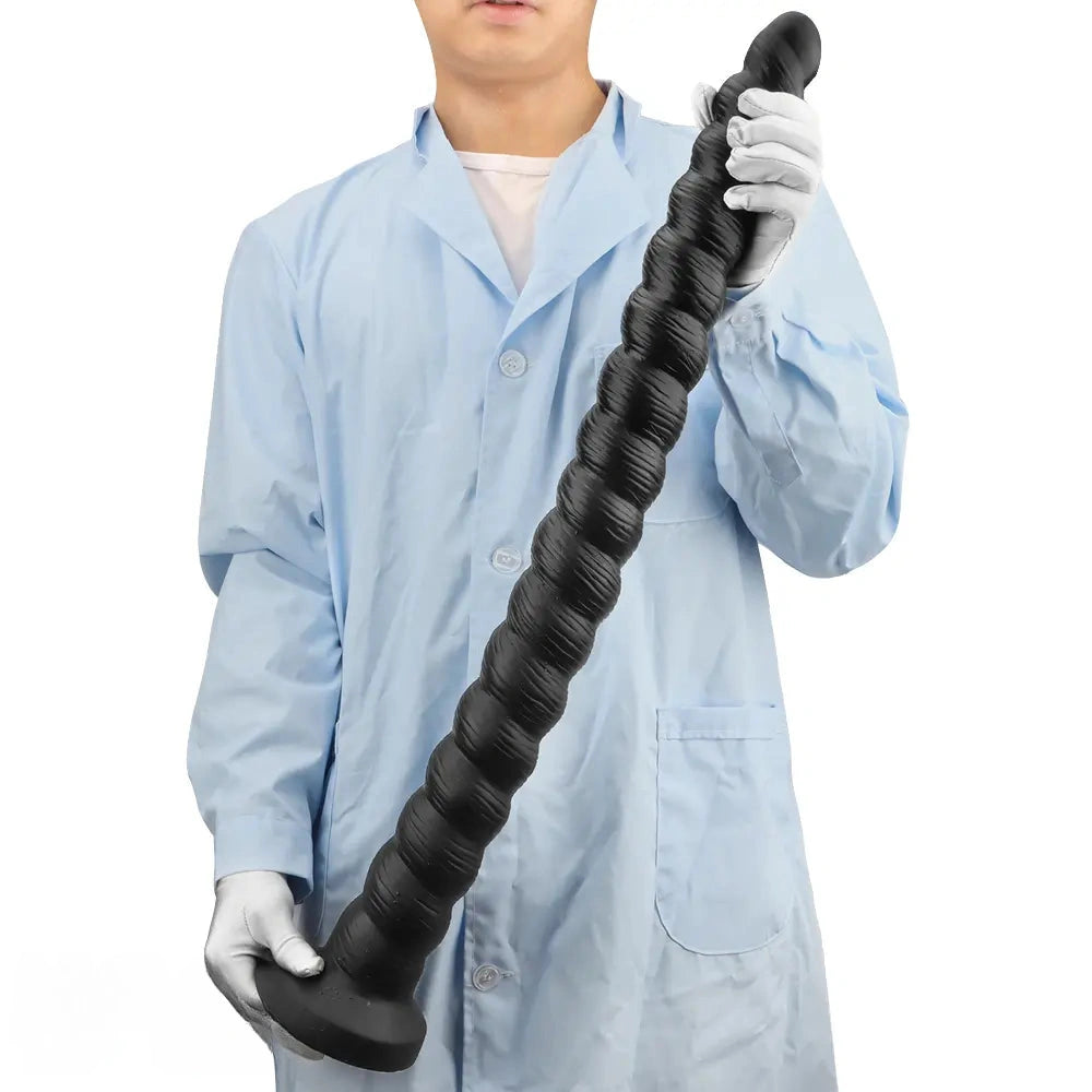 20.47in 26.37in Liquid Silicone Super Long Large Butt Plug Dildo For Fisting