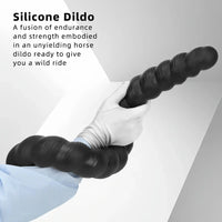 20.47in 26.37in Liquid Silicone Super Long Large Butt Plug Dildo For Fisting