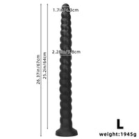 20.47in 26.37in Liquid Silicone Super Long Large Butt Plug Dildo For Fisting