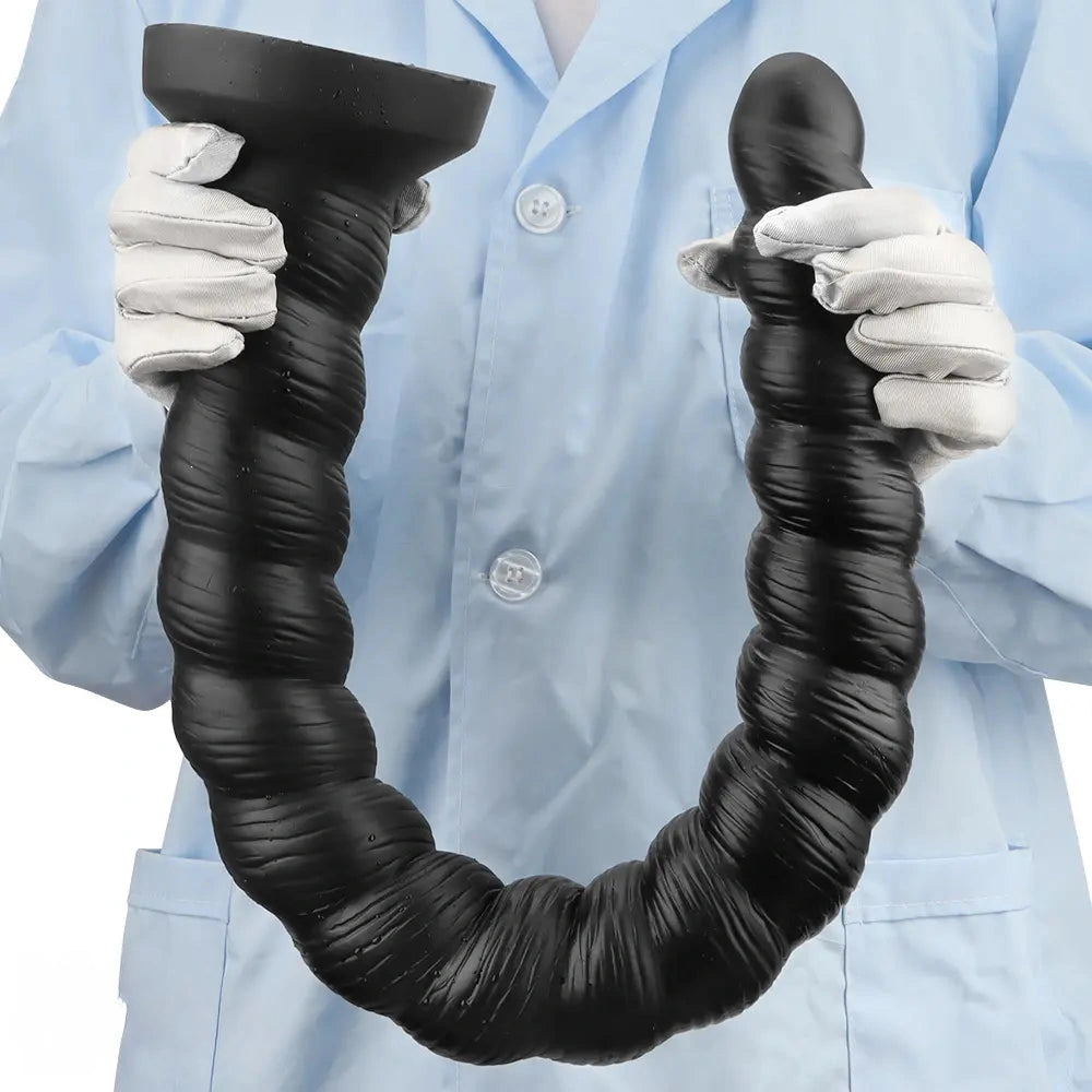 20.47in 26.37in Liquid Silicone Super Long Large Butt Plug Dildo For Fisting