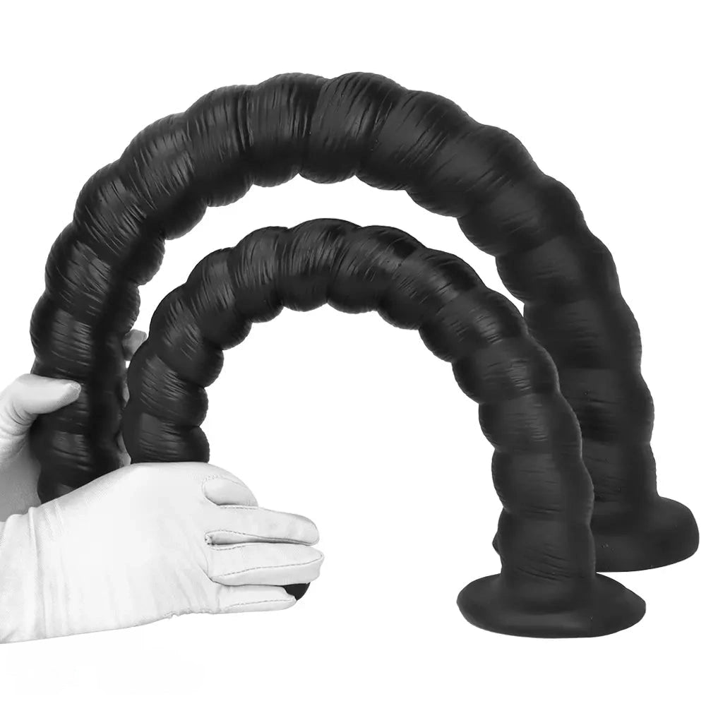 20.47in 26.37in Liquid Silicone Super Long Large Butt Plug Dildo For Fisting