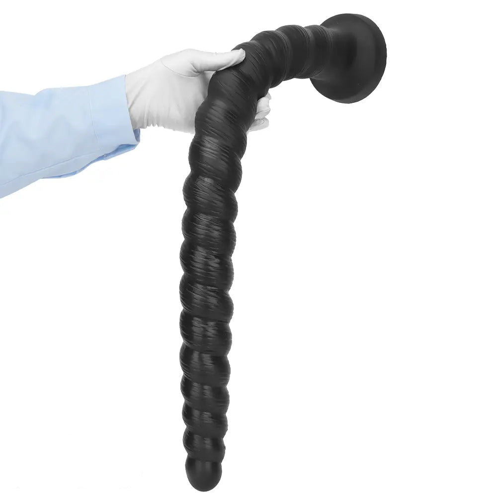 20.47in 26.37in Liquid Silicone Super Long Large Butt Plug Dildo For Fisting