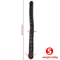 20.47in 27.55in Double-Headed Extra Long Fish Scale Simulation Huge Dildo