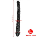 20.47in 27.55in Double-Headed Extra Long Fish Scale Simulation Huge Dildo