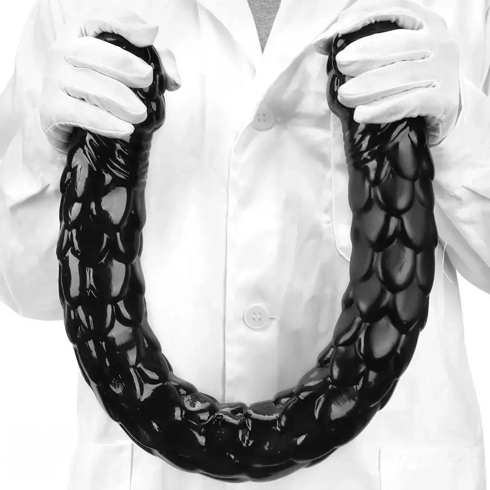 20.47in 27.55in Double-Headed Extra Long Fish Scale Simulation Huge Dildo