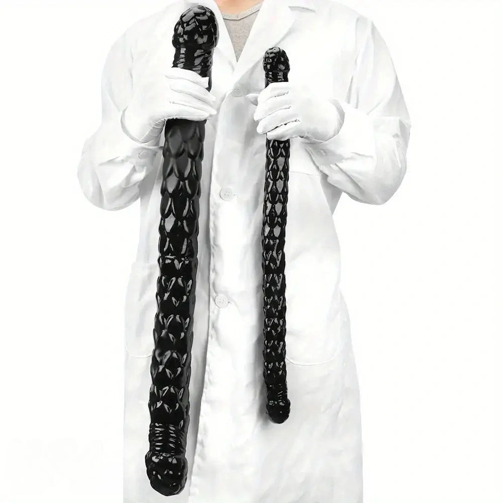 20.47in 27.55in Double-Headed Extra Long Fish Scale Simulation Huge Dildo