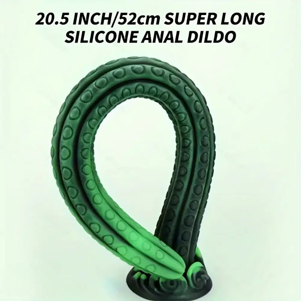 20.47in Super Long Huge Silicone Soft Dildo For Women Men G-Spot