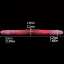 20.87in Dual-Headed Long Phallus Silicone Soft Dildo With Large Bumps