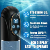Mergano - Full Waterproof 6 Modes Erection Enlargement and Masturbation 3 and 1 Penis Pump
