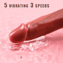 9.17In 5 Beads Rotating Swing 8 Vibrating Dildo remote control