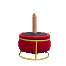Red Seat Dildo Machine Chair Massage Seat