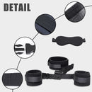 BDSM Neck to Wrist Restraints Backcuffs Bondage Set SM Games Play