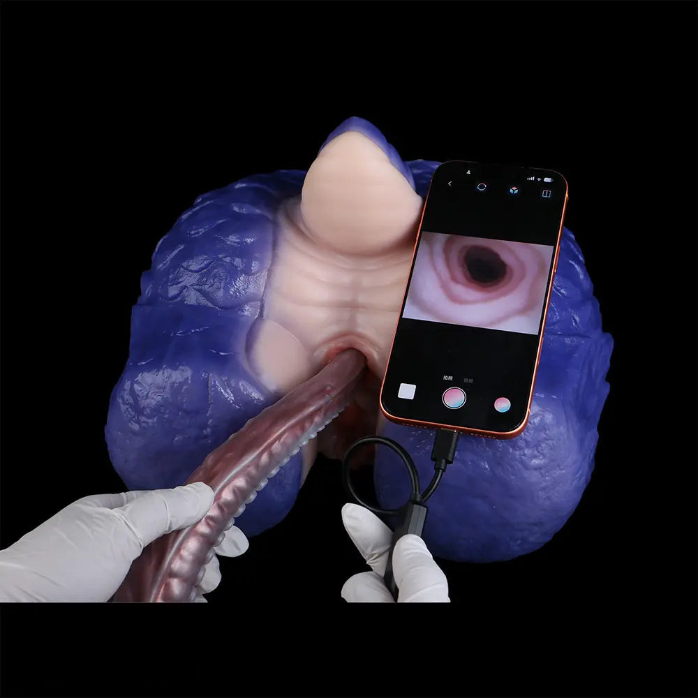 21.25in Deep Sea Endoscopy 3.0MP HD Camera 8 LEDs Huge Tentacle Dildo
