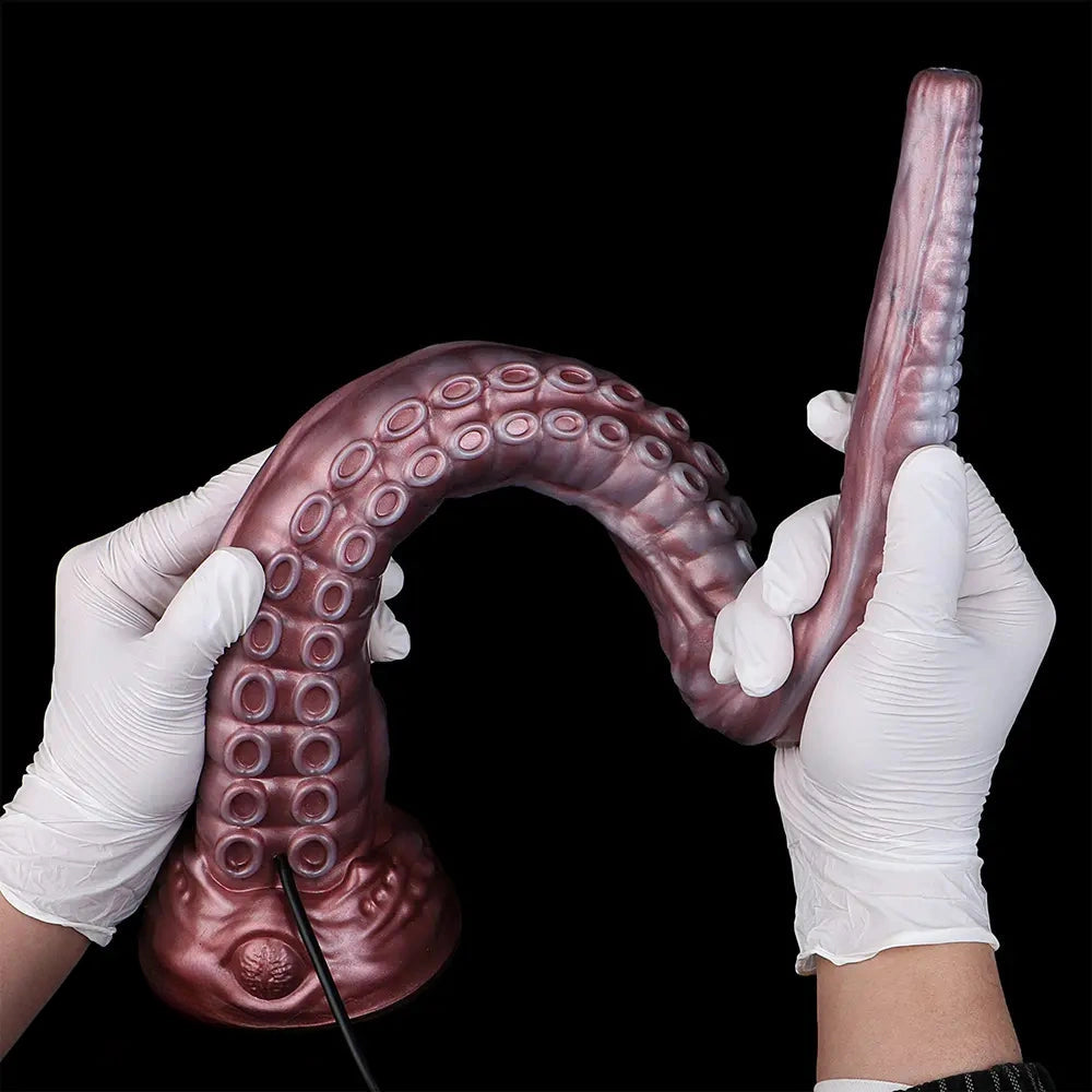 21.25in Deep Sea Endoscopy 3.0MP HD Camera 8 LEDs Huge Tentacle Dildo