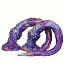 21.25in Ultra Long Deep Anal Wolf Fang Whip Monster Spiked Soft Dildo