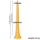 22.04in Liquid Silicone Super Long Texture Anal Plug Large Soft Dildo