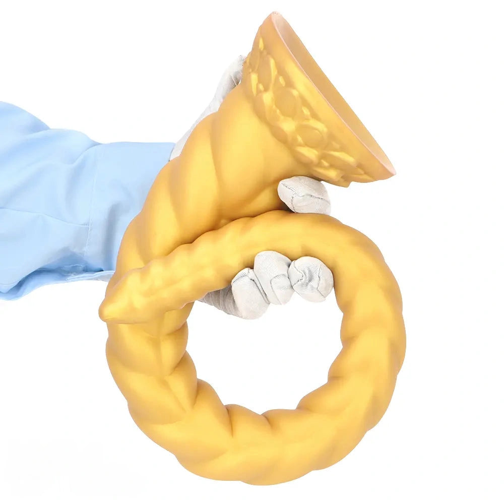 22.04in Liquid Silicone Super Long Texture Anal Plug Large Soft Dildo
