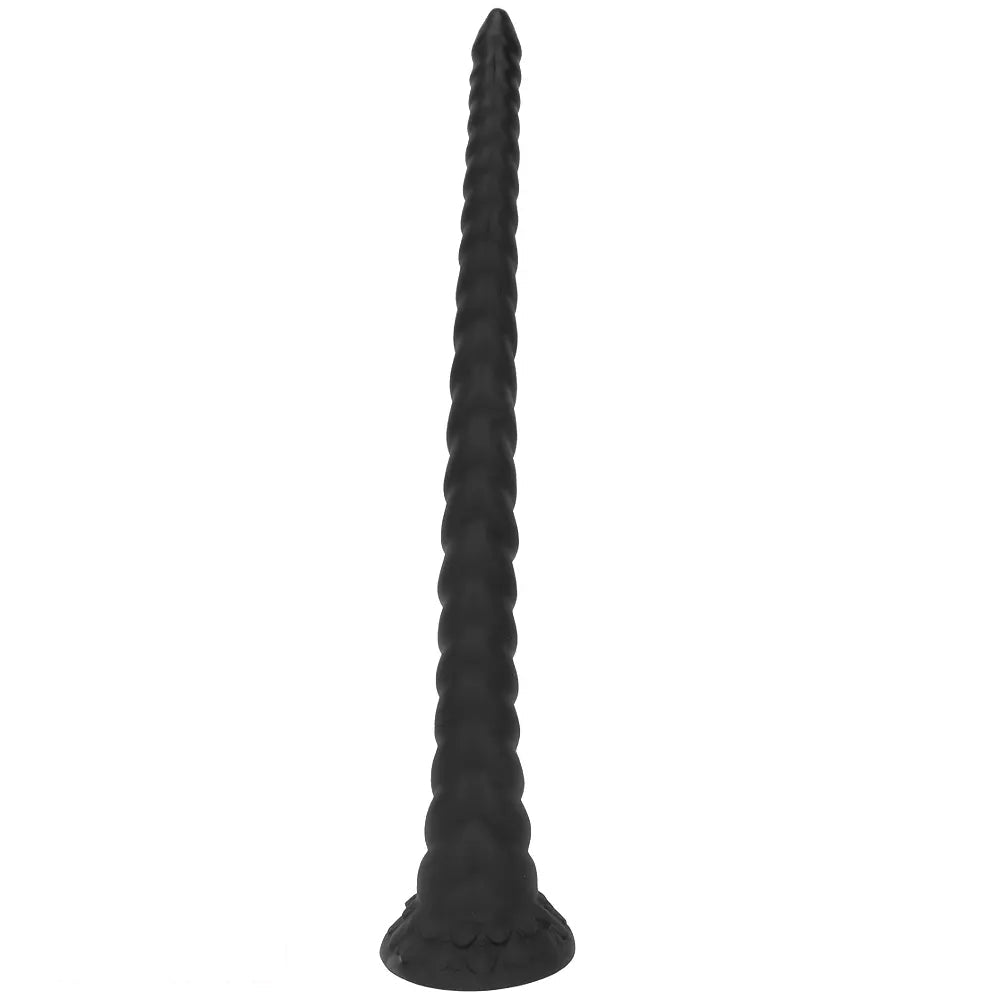 22.04in Liquid Silicone Super Long Texture Anal Plug Large Soft Dildo