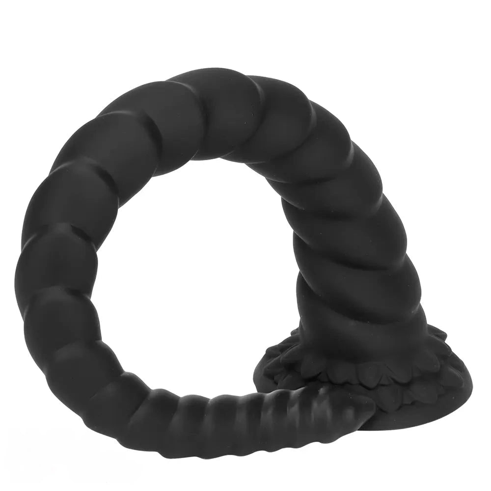 22.04in Liquid Silicone Super Long Texture Anal Plug Large Soft Dildo