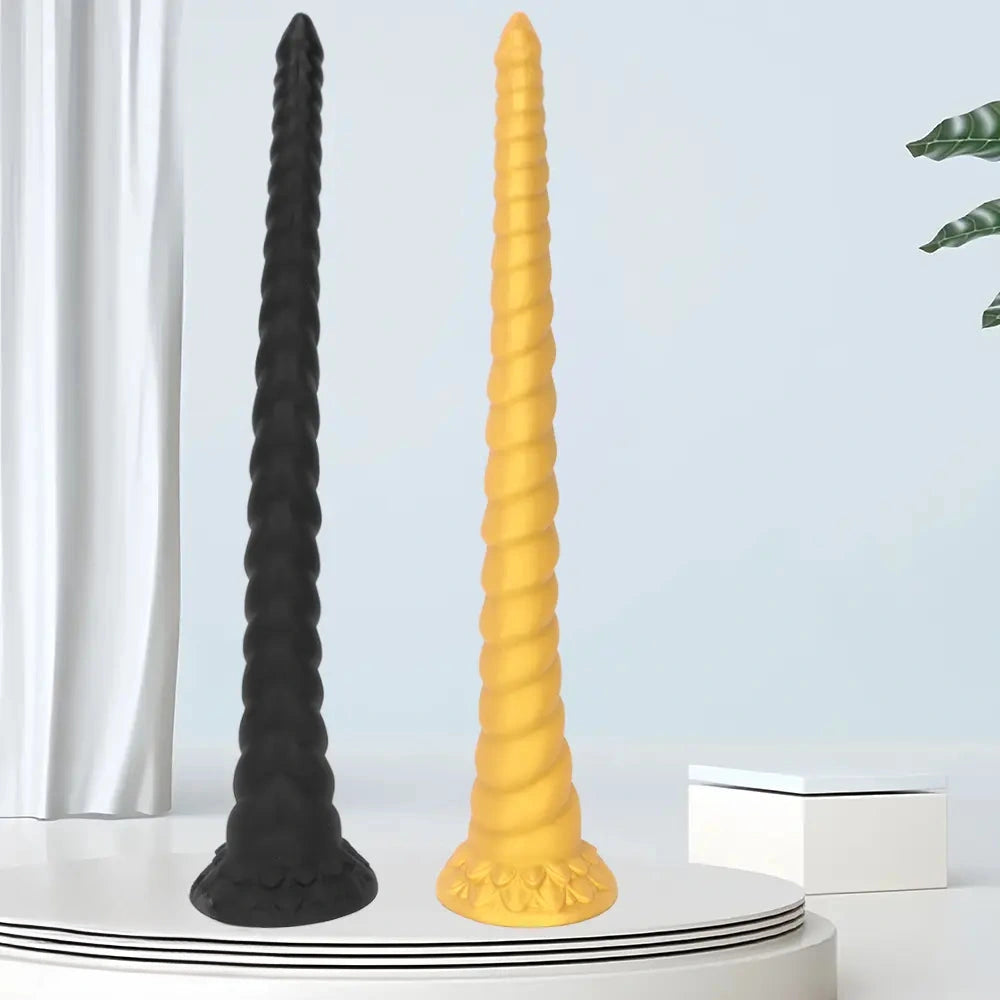 22.04in Liquid Silicone Super Long Texture Anal Plug Large Soft Dildo