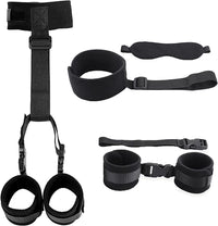 BDSM Neck to Wrist Restraints Backcuffs Bondage Set SM Games Play
