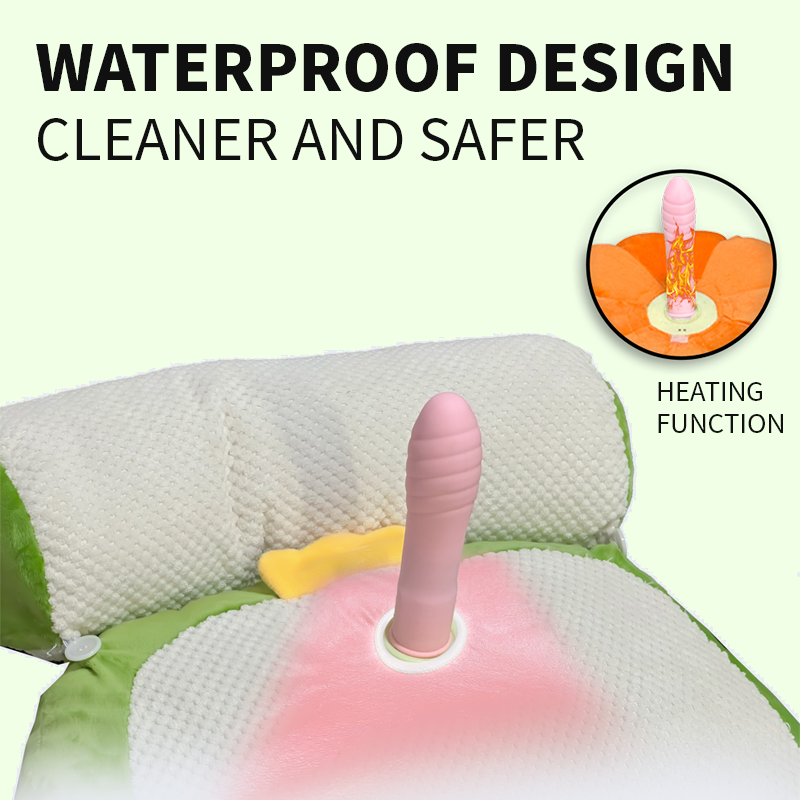 Pumpkin-shaped Pillow Style Thrusting Dildo Sex Machine Vibrator