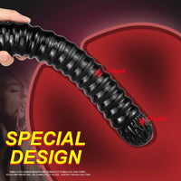 22in Super Long Dual Ended Spiral Thick Dildo Toy For Gay