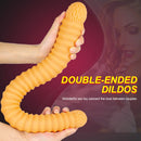 22in Super Long Dual Ended Spiral Thick Dildo Toy For Gay