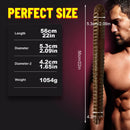22in Super Long Dual Ended Spiral Thick Dildo Toy For Gay