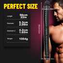 22in Super Long Dual Ended Spiral Thick Dildo Toy For Gay