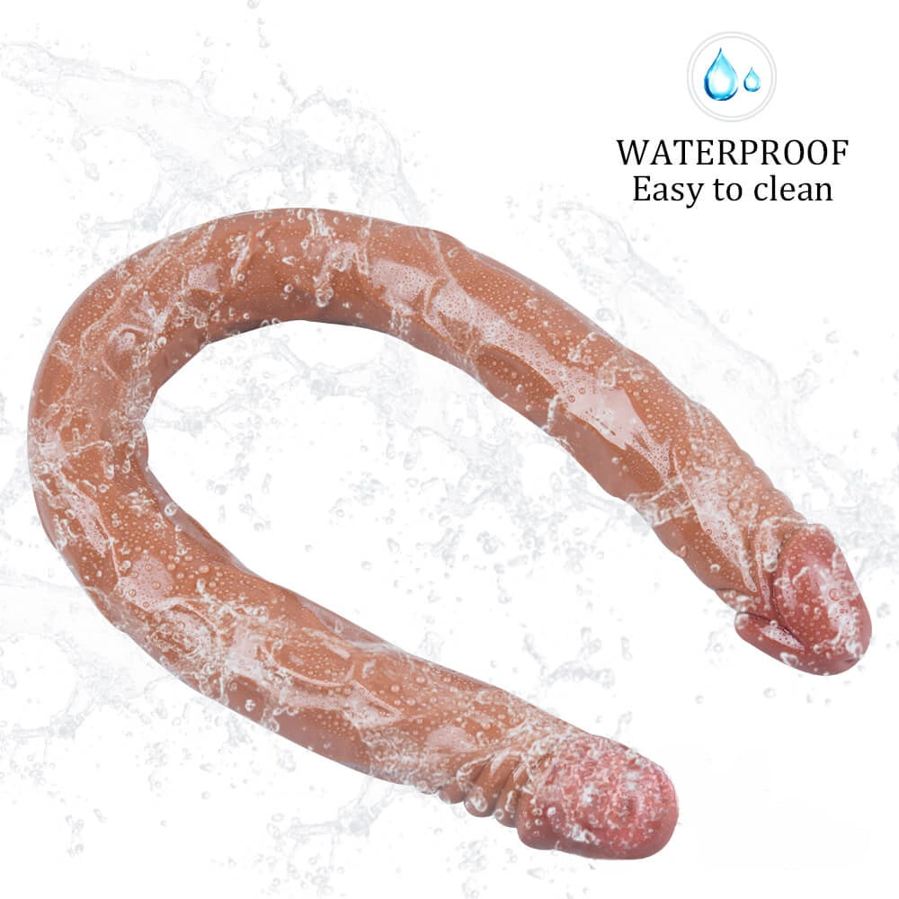 22in Super Long Thick Double Heads Multiple Colors Dildo