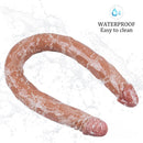 22in Super Long Thick Double Heads Multiple Colors Dildo