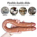 22in Super Long Thick Double Heads Multiple Colors Dildo