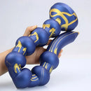 23.22in Long Soft Silicone Adult Toy Huge Dildo With Anal Beads For Anus