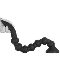 23.62in Soft SM Seven Beads Expansion Long Deep Huge Anal Plug Dildo