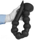 23.62in Soft SM Seven Beads Expansion Long Deep Huge Anal Plug Dildo